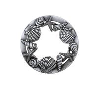 Create idea Toppers Vela Tapas Tarro Velas Sombras Antiguas Conchas Estrellas de Mar Patrón de Vela Toppers Tapas Accesorios Vela Sombras Plata