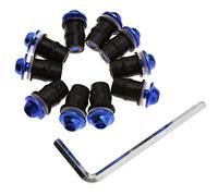Create Idea Tornillos de Tuerca para Parabrisas de Motocicleta, Azul