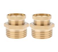 Create idea Válvula de Drenaje para Compresor de Aire (2 Unidades Rosca Macho PT1/2") Latón 20 Mm