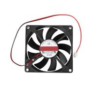 Create idea Ventilador de Gran Volumen de Aire de 2 Pines F-8015H12BII 12 V 0,35 A para Ordenador de 80 Mm