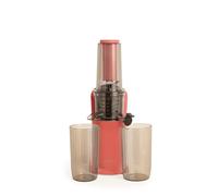 CREATE/JUICER SLOW MINI/Licuadora de extracción lenta terracota/Función reverse, tamaño compacto, fácil de limpiar, doble salida, motor DC de 150W
