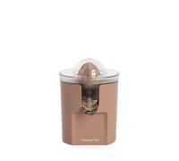 CREATE/JUICER STUDIO/Exprimidor de cítricos eléctrico moca/Sin salpicaduras, depósito 230ml, filtro de pulpa, sistema antigoteo, 2 conos desmontables, 100W