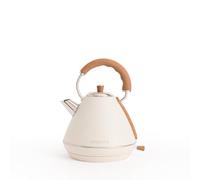 CREATE/KETTLE RETRO L/Hervidor de agua eléctrico Blanco Roto/Ebullición rápida, capacidad 1,7l, apagado automático, filtrado anti-cal, autoapagado, indicador de nivel de agua, Ø19 cm, 2200 W