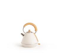 CREATE/KETTLE RETRO M/Hervidor de agua eléctrico Blanco Roto/Ebullición rápida, capacidad 1l, apagado automático, filtrado anti-cal, autoapagado, indicador de nivel de agua, Ø17,2 cm, 1200 W