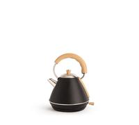 CREATE/KETTLE RETRO M/Hervidor de agua eléctrico Negro/Ebullición rápida, capacidad 1l, apagado automático, filtrado anti-cal, autoapagado, indicador de nivel de agua, Ø17,2 cm, 1200 W