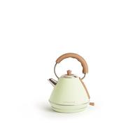 CREATE/KETTLE RETRO M/Hervidor de agua eléctrico Verde/Ebullición rápida, capacidad 1l, apagado automático, filtrado anti-cal, autoapagado, indicador de nivel de agua, Ø17,2 cm, 1200 W
