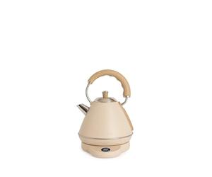 CREATE/KETTLE RETRO PRO/Hervidor eléctrico de 1 L con control de temperatura arena/Sistema de auto - apagado, ebullición rápida, base antideslizante, panel transparente, 1200W