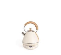 CREATE/KETTLE RETRO PRO/Hervidor eléctrico de 1 L con control de temperatura blanco roto/Sistema de auto - apagado, ebullición rápida, base antideslizante, panel transparente, 1200W
