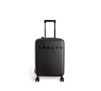 CREATE / Luggage Studio Foldable/Maleta rígida Plegable de policarbonato Negro / 37.5x24x54cm / Candado TSA, 4 Ruedas Dobles, Organizador, Mango telescópico, Materiales Resistentes y duraderos
