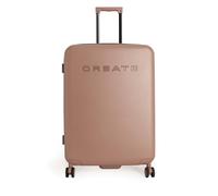 CREATE / Luggage Studio/Maleta rígida de policarbonato Moca / 53x31x76cm / Candado TSA, 4 Ruedas Dobles, Organizador Interior, Mango telescópico, Materiales Resistentes y duraderos