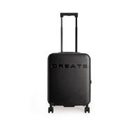 CREATE / Luggage Studio/Maleta rígida de policarbonato Negro / 39x23x54cm / Candado TSA, 4 Ruedas Dobles, Organizador Interior, Mango telescópico, Materiales Resistentes y duraderos