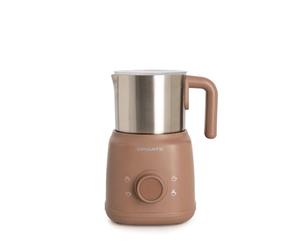 CREATE/MILK FROTHER RETRO/Espumador calentador de leche con jarra extraíble moca/Accesorios giratorios magnéticos, 350ml, uso en frío o caliente, 500W