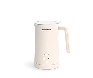 CREATE/MILK FROTHER STUDIO/Espumador calentador de leche eléctrico blanco roto/Pantalla táctil, 4 programas automáticos, sitema de seguridad, 350ml, uso en frío o en caliente, 400 W