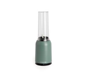 CREATE/MOI STUDIO/Batidora de vaso verde sage/Tritura y emulsiona, para smoothies y batidos, vaso 400 ml, individual, libre de BPA, portátil, cuchillas de acero inoxidable, 230W