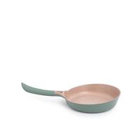CREATE / PAN STUDIO/Sartén de aluminio fundido de Ø28cm con revestimiento cerámico verde sage/Asa de baquelita, para todo tipo de cocinas, resistente y duradera, fácil de limpiar, libres de PFOA