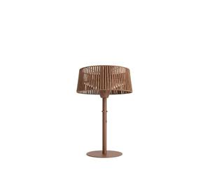 CREATE/PATIO HEATER COMPACT/Estufa de infrarrojos para terrazas y exteriores moca/Sistema de calor rápido por infrarrojos-halógeno, sistema antivuelco, 1500W