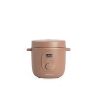CREATE/RICE COOKER STUDIO/Arrocera eléctrica multifunción 1,2L moca/Programable hasta 24h, con cesta vaporera, prepara tartas, guisos o sopas, función de mantener el calor, 300W