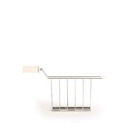 CREATE / Set DE 2 Pinzas DE Rejilla Blanco Roto/Accesorio para Hacer Sandwiches en Toast, sin Riesgo de Quemaduras, Fabricadas en Acéro Inoxidable