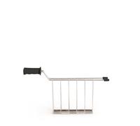 CREATE / Set DE 2 Pinzas DE Rejilla Negro/Accesorio para Hacer Sandwiches en Toast Retro M, sin Riesgo de Quemaduras, Fabricadas en Acéro Inoxidable