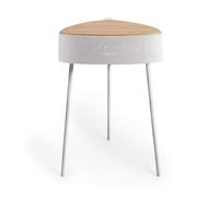 CREATE / Speaker Table 180 / Mesa Altavoz Madera Natural/Sonido unidireccional 180º. Bluetooth 5.0. Cargador inalámbrico. 5h de autonomía. Formato MP3. WMA y WAV.