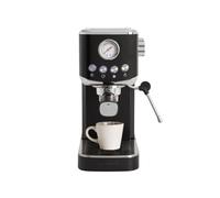 CREATE / THERA CLASSIC COMPACT/Cafetera express negro / 20 bares, semiatuomática, función café frío, brazo doble salida, depósito 1,2L, café molido y monodosis ESE 55mm, con vaporizador, 1350W