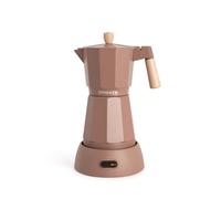 CREATE / THERA MOKA ELECTRIC/Cafetera italiana eléctrica moca/Función de mantener caliente, 300 ml, capacidad de 6 tazas, retiene el calor, base 360º, fácil de limpiar y libre de BPA, 480W