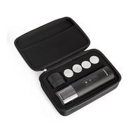 CREATE / THERA MOVE/Cafetera express portátil con funda de transporte para cápsulas y café molido negro/Preparación en frío y en caliente, 15 bar, capacidad de 80ml, 150W