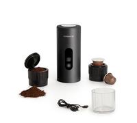CREATE / THERA MOVE/Cafetera express portátil para cápsulas y café molido negro/Preparación en frío y en caliente, 15 bar, capacidad de 80ml, 150W
