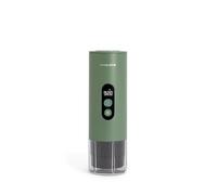 CREATE / THERA MOVE/Cafetera express portátil para cápsulas y café molido verde sage/Preparación en frío y en caliente, 15 bar, capacidad de 80ml, 150W