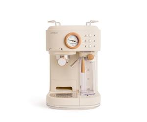 CREATE / THERA RETRO PRO/Cafetera Express semiautomática Arena / 20 bares, depósito de leche, bandeja de goteo, dos salidas,capacidad 1,5l, para café molido, 1250W