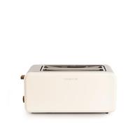 TOAST RETRO - Tostadora Para Rebanadas Anchas Blanco Roto