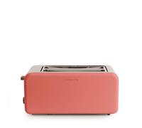 CREATE/TOAST RETRO XL/Tostadora Terracota / 6 Niveles de potencia, bandeja recogemigas, termostato, descongelación, recalentar, 2 ranuras rebanadas anchas, 1500W