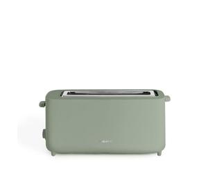 CREATE/TOAST STUDIO XL/Tostador de pan verde sage / 6 Niveles de potencia, bandeja recogemigas, termostato, descongelación, sistema de seguridad, 950W