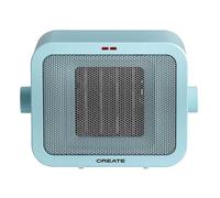 CREATE WARM BOX Calefactor Cerámico Azul/Calefactor Portátil 1500w