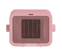 CREATE WARM BOX Calefactor Cerámico Rosa Pastel/Calefactor Portátil 1500w