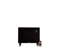 CREATE/WARM CRYSTAL 2000W / Convector eléctrico de cristal con wifi y ruedas negro/App. pantalla LED táctil. 2 potencias. instalación en pared o suelo. bajo consumo. 2000W