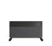 CREATE/WARM TEXTILE INVERTER/Convector de pared o suelo con WiFi negro con patas/Tecnología Inverter, 4 modos, 10 potencias, apto para baño, programable, control app, 2000W
