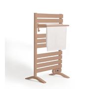 CREATE / Warm Towel 500W / Toallero eléctrico Moca con Patas con Estante / 103x5x55 cm/para Suelo o Pared, Temporizador, Pantalla LCD, bajo Consumo