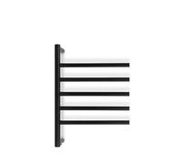 CREATE / Warm Towel Minimal/Toallero eléctrico con Barras giratorias 180º Negro / 62,2x51,6 cm/Silencioso, bajo Consumo, Materiales Ligeros y Resistentes, 80W