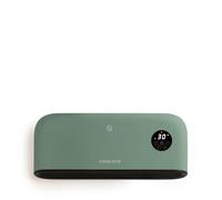 CREATE/WARM WALL PRO/Calefactor de pared o suelo con WiFi verde sage/Control desde la app, hasta 20m², detección de ventanas abiertas, interruptor antivuelco, 3 modos, pantalla LCD, 2000W