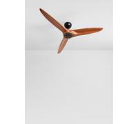 CREATE / WIND CENTURY M/Ventilador de techo negro madera oscura con mando / 40W, Silencioso, programable, Ø132 cm, 6 velocidades, función verano-invierno