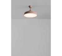 CREATE / WIND CLEAR CONTOUR/Ventilador de techo con luz lino moca con mando / 40W, Temporizador, Ø 107 cm, aspas retráctiles, 3 temperaturas de luz, función verano-invierno