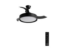 WIND CLEAR EDGE - Ventilador De Techo 40W Silencioso Ø107 Cm Aspas Retráctiles Con Luz LED Mando A Distancia