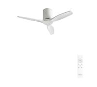 CREATE / WINDCALM S/Ventilador de techo ABS blanco con mando / 40W, Silencioso, Ø112 cm, 6 velocidades, temporizador, función verano-invierno