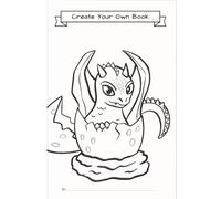 Create Your Own Book: Baby Dragon Cover | Blank Book for Kids to Write and Draw a Story with Guided Planning Pages