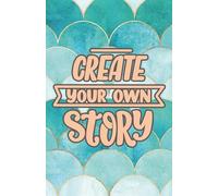 Create Your Own Story Notebook, Mermaid Scale Design: 120 Pages, 60 sheets, Personalized Paperback, Unique Gift for Birthdays & Any Occasion, 5.5x8.5 in