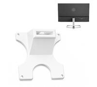 CreaTech Solutions Adaptador para Monitor Compatible con HP (22F, 22ES, 22EA, 24F, 24FW, 24ES, 24EA, 27F, 27FW, 27ES, 27EA)/ Soporte para Brazo de Monitor Compatible con Vesa ABS (Blanco) 75mm x 75mm