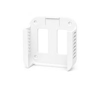 CreaTech Solutions Soporte Bajo Mesa Compatible con Mac mini M4 y M4 Pro (Modelo 2024)/ Soporte Bajo Escritorio y Monitor/ Soporte de Montaje 4 en 1 en ABS (Blanco)