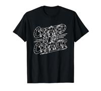 Created by The Creator Camiseta gráfica económica, Hombre, Negro, L