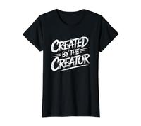Created by The Creator Camiseta gráfica económica, Mujer, Negro, L